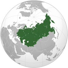 Location of اتیحاد جماهیر شوروی