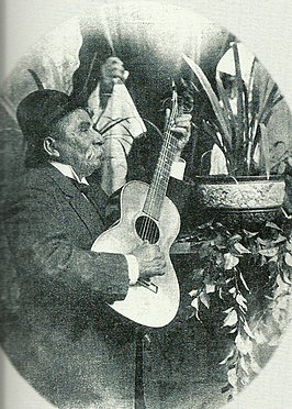 Chan Cil, vader van het Yucateekse lied, foto de 1892