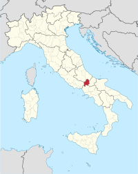 Položaj Provincije Isernia u Italiji