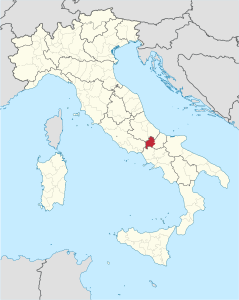 Provincia di Isernia – Localizzazione