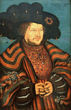 I. Joachim Nestor, Lucas Cranach portréja