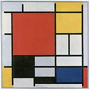 Piet Mondrian, Composition en rouge, jaune, bleu et noir (1921), Gemeentemuseum Den Haag
