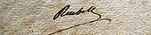 signature de Jean-François Reubell