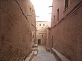 Una strada della medina (città vecchia) di Ouarzazate