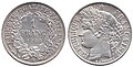 1 franc 1888, Tredje franske republik