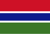 Bandeira de Gambia