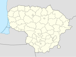 Кальварія Жмудська. Карта розташування: Литва
