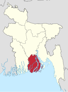 Divisione di Barisal – Localizzazione