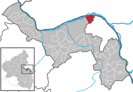 Kaart van Budenheim