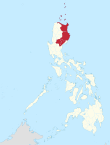 Map of the Philippines highlighting Cagayan Valley