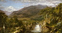 Frederic Edwin Church, The Heart of the Andes, 1859. Church was part of the American Hudson River School.