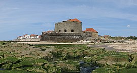 Vauban's Fort Mahon and the river Slack in Ambleteuse