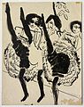 Танцьори, 1906, мастило върху хартия, Музей Соломон Гугенхайм, Ню Йорк.