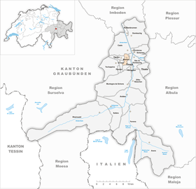 Karte von Masein