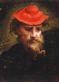 Autoritratto con berretto rosso, 1540
