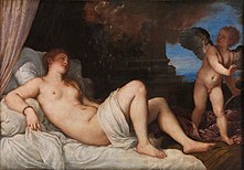 Tiziano Vecellio: Danaé (1544), Museo di Capodimonte, Nápoly