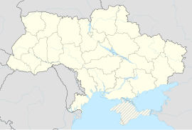 Никопољ на карти Украјине