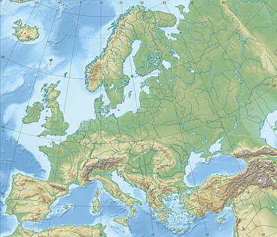 Location map Europe