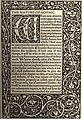 Image 30Initial on the opening page of a book printed by the Kelmscott Press (from Book design)
