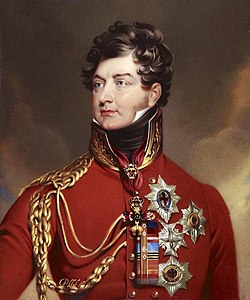 IV. György régenshercegként (Henry Bone zománcképe, 1816)