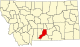 State map highlighting Stillwater County