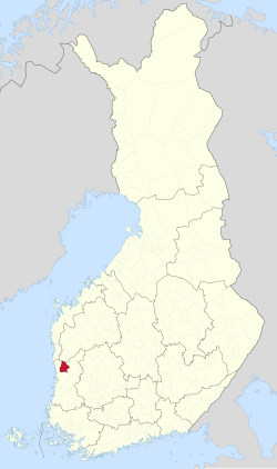 Location of Siikainen in Finland