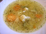 Zeleninová polievka ゼレニノヴァー・ポリエウカ（野菜スープ）