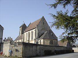 The church in Plumetot