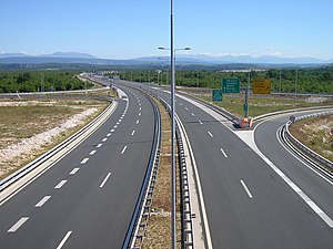 A1 motorway, exit Bijača, towards the Zvirovići interchange
