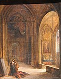 Интерьер церкви. Холст, масло. 1838. Музей изобразительных искусств, Марсель
