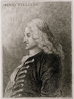 Henry Fielding omkring 1743.