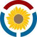 (8) Combining the MediaWiki sunflower with the Wikimedia community circle.