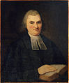 Le pasteur presbytérien John Witherspoon portant la robe pastorale et le rabat, portrait d'après Charles Willson Peale