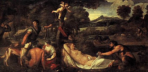 Jupiter et Antiope (La Vénus du Pardo) 1535-1540,Louvre