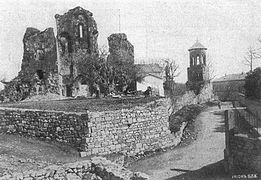 Ruinen im Jahr 1913