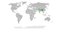 Range of the section Bracteolatae