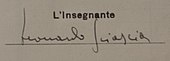 signature de Leonardo Sciascia