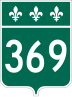 Route 369 marker