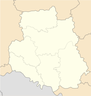Винницкая область на карте