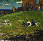 Vasilij Kandinski, Der Blaue Reiter, 1903.