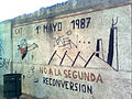 Mural de la CNT, a Badalona. (1987)