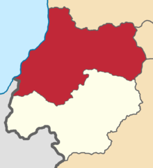 Location in the Batum Oblast