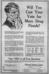 A 1919 advertisement by the Citizens' Liberty League in its campaign to repeal Prohibition in Ontario