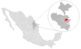 Localização de Guadalupe em Nuevo León