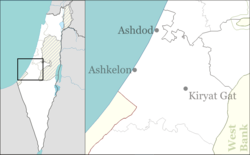 Otzem is located in Ashkelon region of Israel