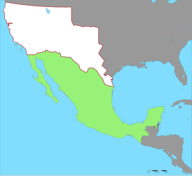 Территориальные уступки по договору Гуадалупе-Идальго Территория Мексики в 1848 году