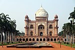 Tomb of Safdarjung (Mirza Muqim Mansur Ali Khan) with all the enclosure walls, gateways, gardens and the mosque on the eastern side of the garden.