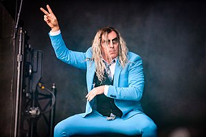 Keenan performing as part of A Perfect Circle in 2018