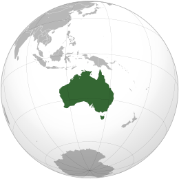 Australie - Localizzazione