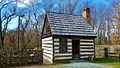 Replica of Banneker's log cabin (2017)